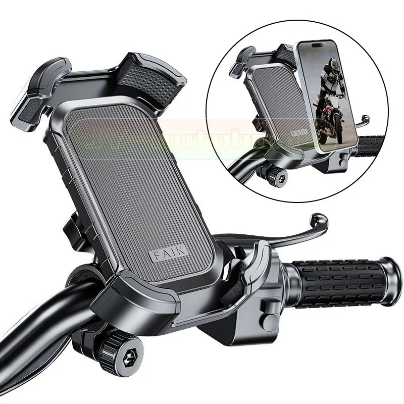 Motorcycle Phone Mount Auto Lock Anti-Shake Bike Phone Holder For Samsung iPhone
Motorcycle Phone Mount Auto Lock Anti-Shake Bike Phone Holder For Samsung iPhone