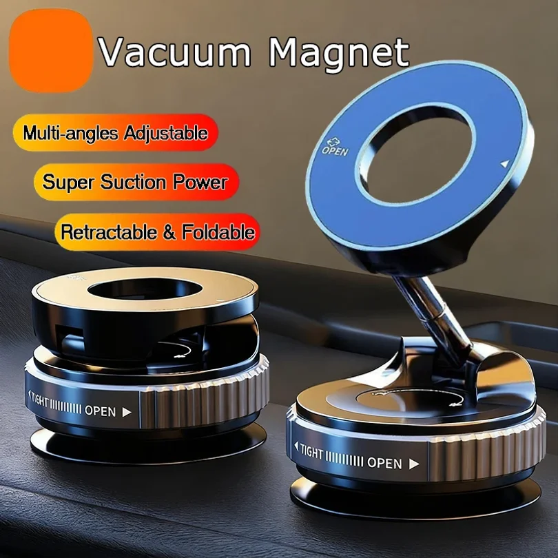 Magnetic Vacuum Phone Bracket 360° Adjustable Holder Strong Suction Cup Navigation Design Stand Holder For Car Universal 2026
Magnetic Vacuum Phone Bracket 360° Adjustable Holder Strong Suction Cup Navigation Design Stand Holder For Car Universal 2026