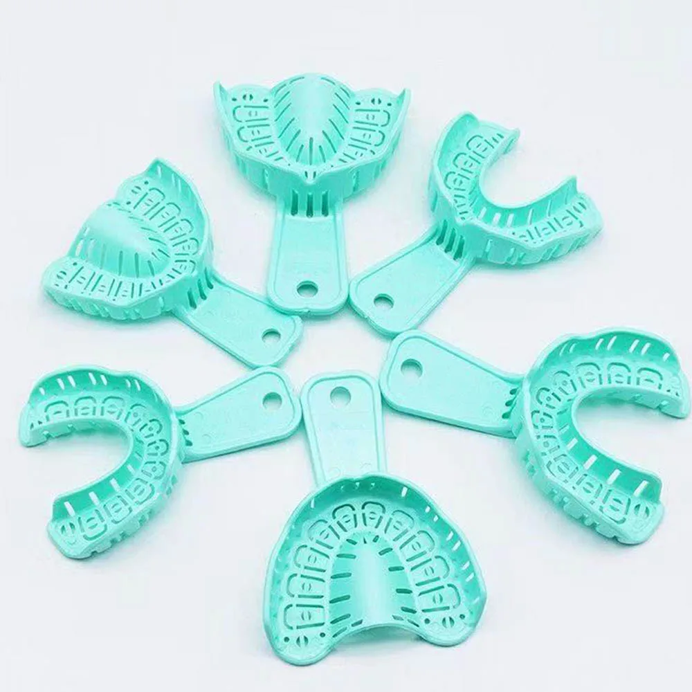 6Pcs Dental Impression Set Plastic Tray S/M/L Full Mouth Removable Partial Mold Easy To Fold Dental Tools
6Pcs Dental Impression Set Plastic Tray S/M/L Full Mouth Removable Partial Mold Easy To Fold Dental Tools