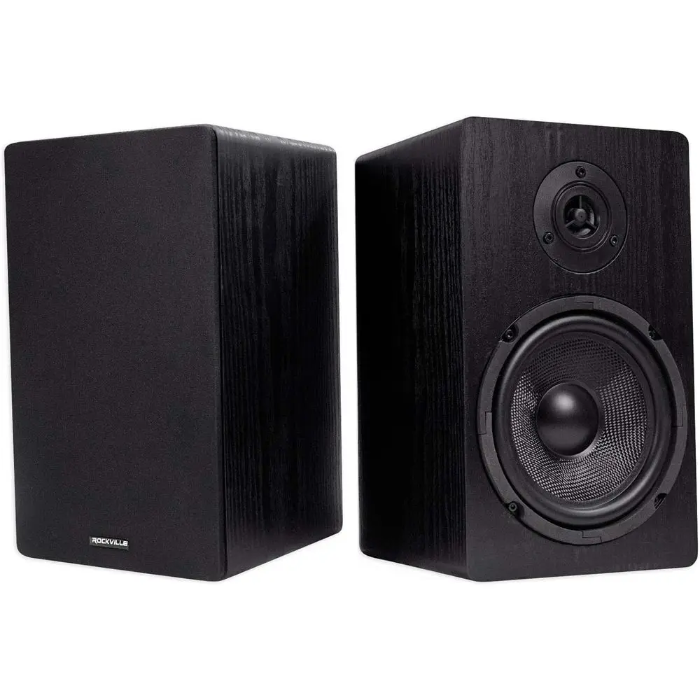 Pair RockShel 64B V2 400W Black 6.5" Bookshel Speakers, 4 Ohm, Kevlar Wooers, Silk Dome Tweeter, Wall-Mountable, or Home Theater
Pair RockShel 64B V2 400W Black 6.5" Bookshel Speakers, 4 Ohm, Kevlar Wooers, Silk Dome Tweeter, Wall-Mountable, or Home Theater