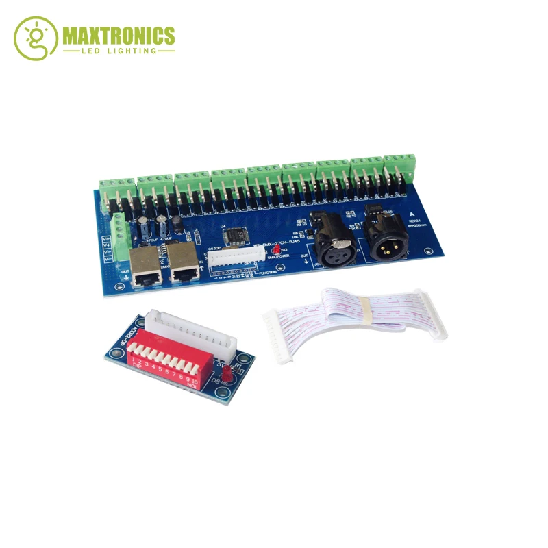1pcs DC12V-24V DMX-27CH-RJ45-DIPC led dimmer 1A*27CH decoder led RGB controller for led strip led lamp Free shipping
1pcs DC12V-24V DMX-27CH-RJ45-DIPC led dimmer 1A*27CH decoder led RGB controller for led strip led lamp Free shipping