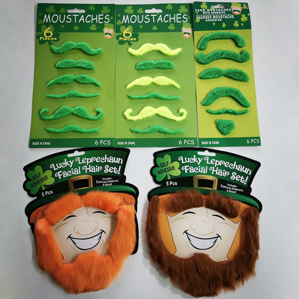 Beard Green Fake Party Mustache Patrick Day Photo Props Funny Mustaches Kit
Beard Green Fake Party Mustache Patrick Day Photo Props Funny Mustaches Kit