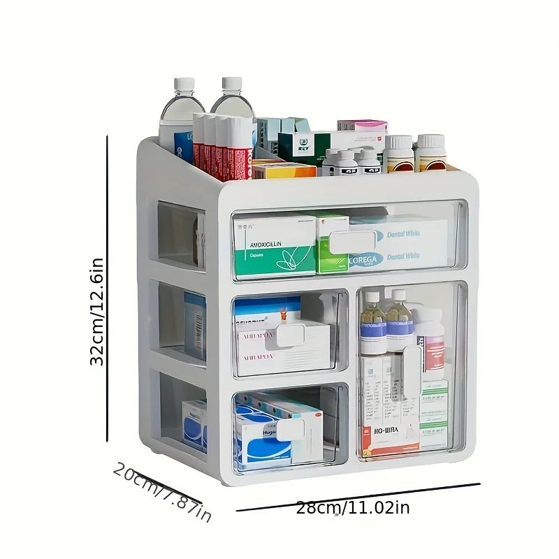 JIUIQI-QF 1pc Home Medicine Cabinet, Family Drug Manager, Drawer-Type Large Capacity Medicine Multi-Purpose Multi-Layer Cabinet
JIUIQI-QF 1pc Home Medicine Cabinet, Family Drug Manager, Drawer-Type Large Capacity Medicine Multi-Purpose Multi-Layer Cabinet