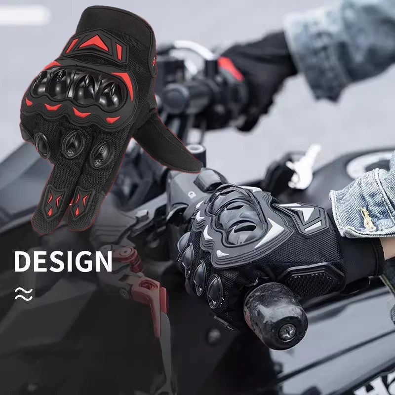 Summer Ventilated Motorbike Gloves with Hard Shell Knuckle - Unisex Touch Screen Anti-Slip Gear for Racing, Bicycle & Scooter
Summer Ventilated Motorbike Gloves with Hard Shell Knuckle - Unisex Touch Screen Anti-Slip Gear for Racing, Bicycle & Scooter