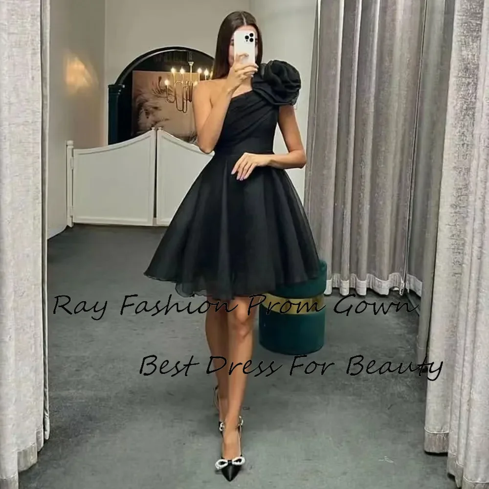Ray Fashion A Line Short Evening Dress One Shoulder With Flower Sleeveless For Women Formal Occasion فساتين سهرة Saudi Arabia
Ray Fashion A Line Short Evening Dress One Shoulder With Flower Sleeveless For Women Formal Occasion فساتين سهرة Saudi Arabia
