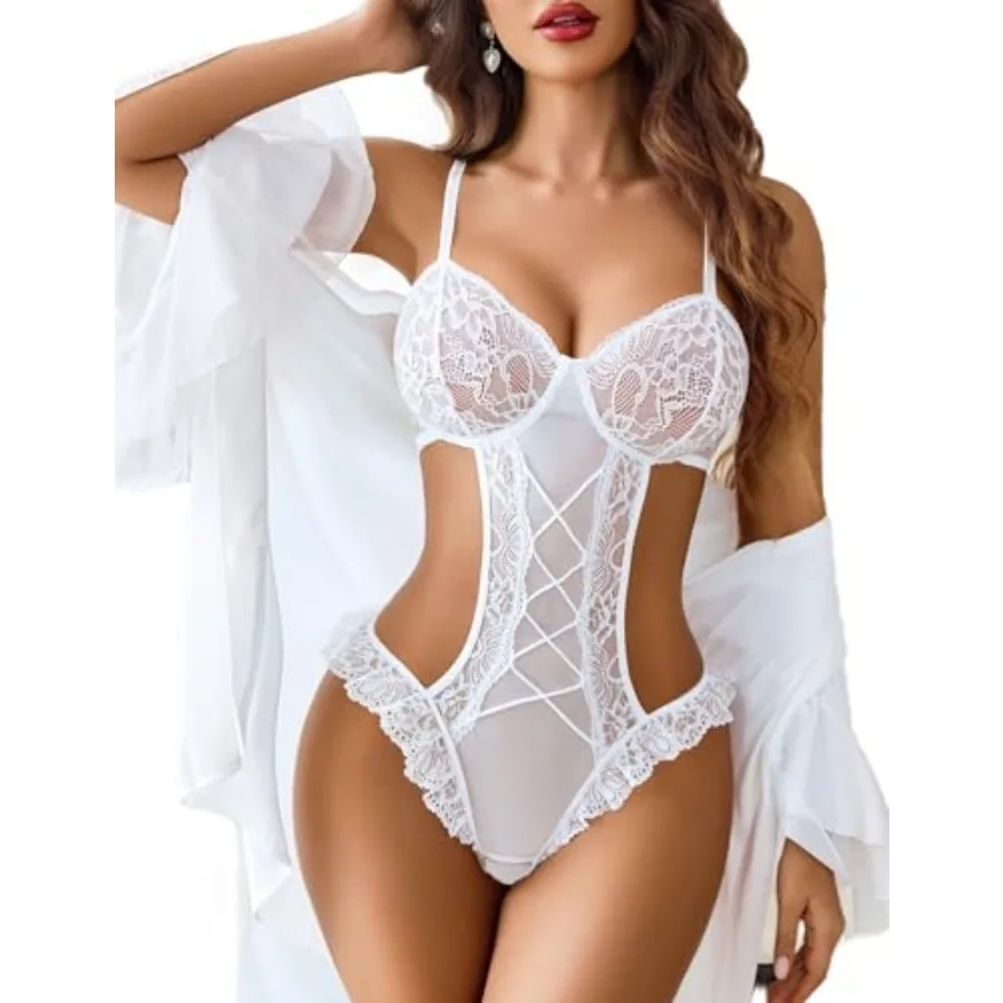 Avidlove Women Lingeries Deep V Teddy Lingerie Sexy Lace Bodysuit One Pcs Mini Babydoll
Avidlove Women Lingeries Deep V Teddy Lingerie Sexy Lace Bodysuit One Pcs Mini Babydoll