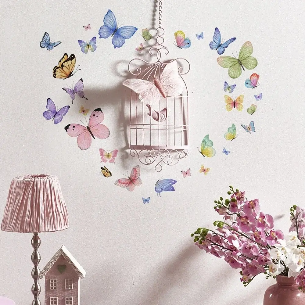 PVC Colorful Butterfly Wall Stickers Butterflies Removable Butterfly Wall Decals DIY Girls Room Stickers Background Wall
PVC Colorful Butterfly Wall Stickers Butterflies Removable Butterfly Wall Decals DIY Girls Room Stickers Background Wall