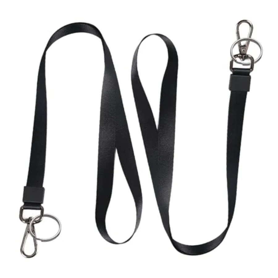 2 Pack Lanyards for ID Badges - Durable Lanyards for Keys, Black Key Lanyard with ID Holder for Men and Women, Clip and Buckle
2 Pack Lanyards for ID Badges - Durable Lanyards for Keys, Black Key Lanyard with ID Holder for Men and Women, Clip and Buckle