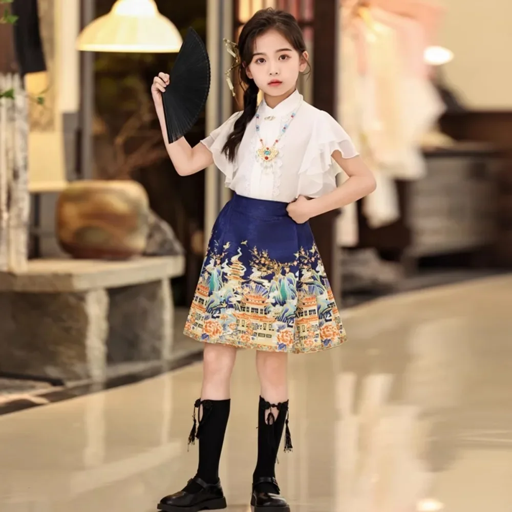 Harajuku Cosplay Costumes Party Horse Face Hanfu Toddler Girl Clothes Children's Sets Children's Clothing Ethnic Style Summer
Harajuku Cosplay Costumes Party Horse Face Hanfu Toddler Girl Clothes Children's Sets Children's Clothing Ethnic Style Summer
