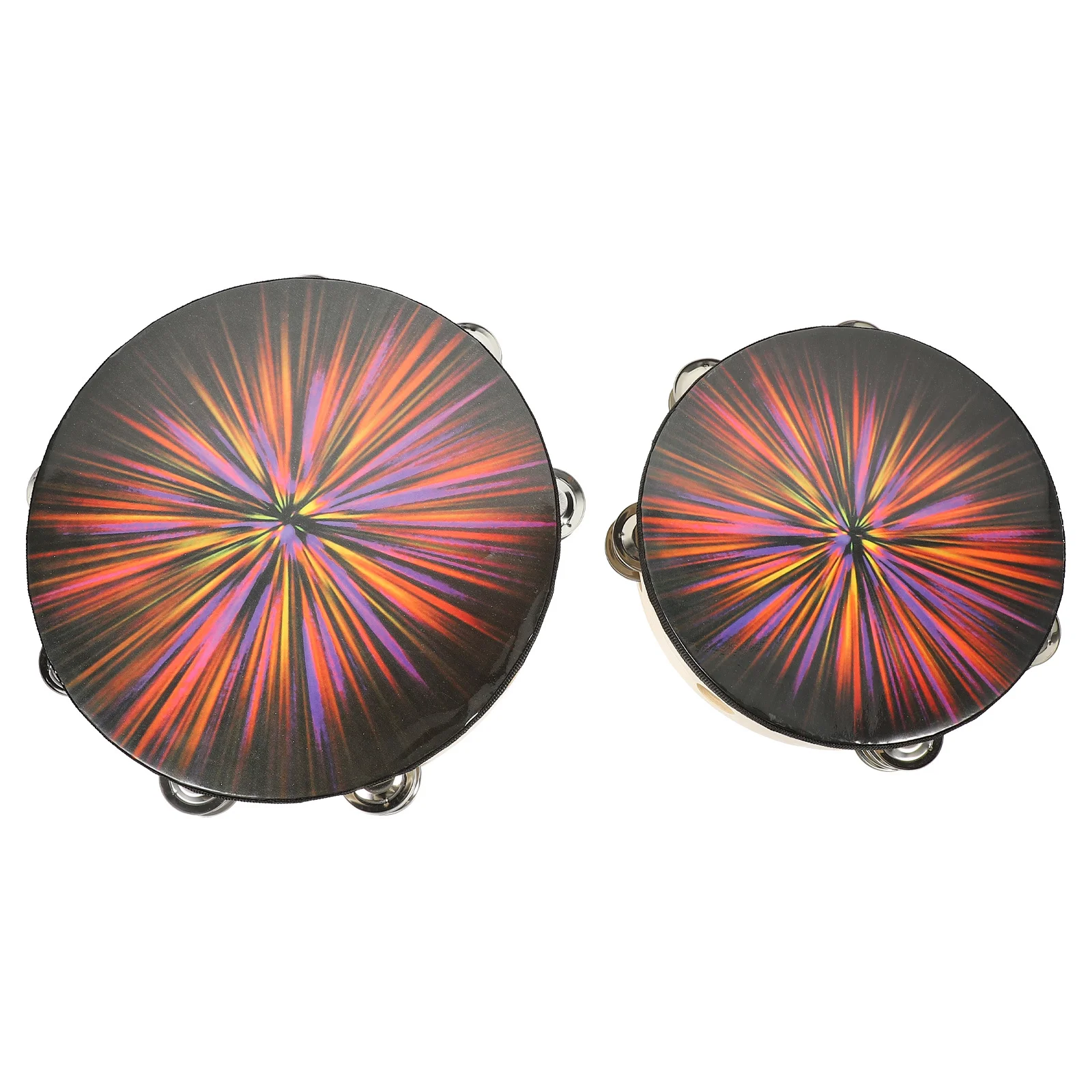 2pcs Shiny Double Row Tambourine Percussion Hand Drum For Kids Musical Instrument Bright Performance Wooden Rhythm
2pcs Shiny Double Row Tambourine Percussion Hand Drum For Kids Musical Instrument Bright Performance Wooden Rhythm