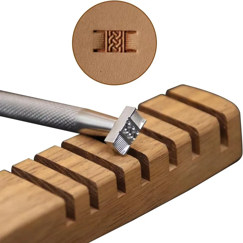 Woven Pattern Leather Stamp 12x6mm - 304 Stainless Steel Textured Embossing Tool For Leathercraft | DIY Weave Effect Punch
Woven Pattern Leather Stamp 12x6mm - 304 Stainless Steel Textured Embossing Tool For Leathercraft | DIY Weave Effect Punch