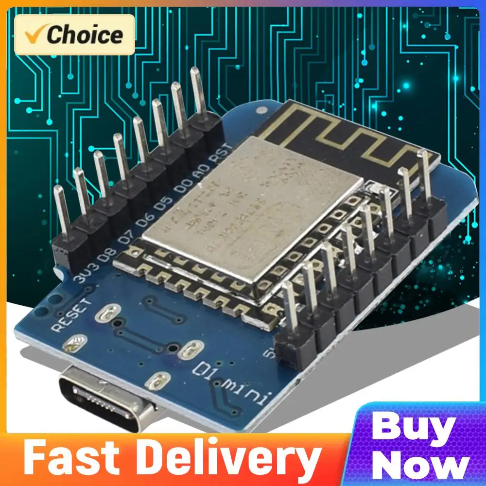 ESP8266 ESP-12F D1 Mini WIFI Development Board NodeMCU Lua Type-C D1 Mini NodeMcu Lua WIFI CH340 Development Board
ESP8266 ESP-12F D1 Mini WIFI Development Board NodeMCU Lua Type-C D1 Mini NodeMcu Lua WIFI CH340 Development Board