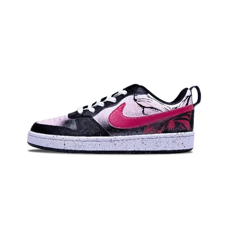 【Customize】Nike Court Borough Skateboarding Shoes Women's Low-top Black Sneakers shoes BQ5448-115
【Customize】Nike Court Borough Skateboarding Shoes Women's Low-top Black Sneakers shoes BQ5448-115