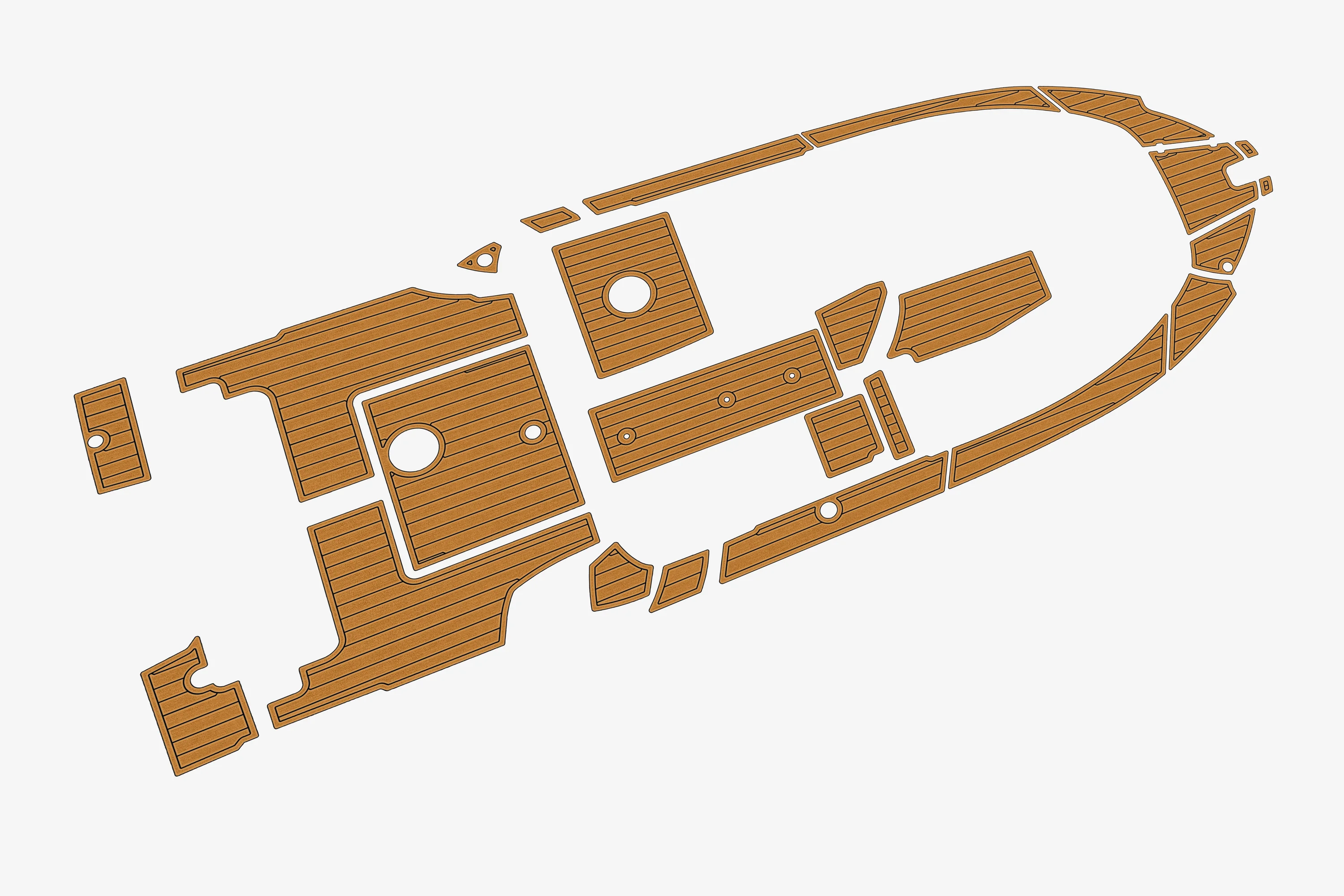 For 2021 Jeanneau Merry Fisher 695 Marine Faux Teak EVA Non-Slip Mat Self-Adhesive 1/4" 6mm Boat Deck Pad for Cockpit & Deck
For 2021 Jeanneau Merry Fisher 695 Marine Faux Teak EVA Non-Slip Mat Self-Adhesive 1/4" 6mm Boat Deck Pad for Cockpit & Deck