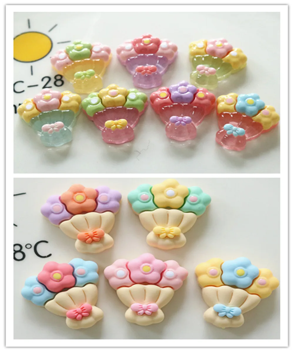 100pcs New Cute Mini Simulated Bouquet/Flower Flat Back Resin Cabochons Scrapbooking DIY Jewelry Craft Decoration Accessories
100pcs New Cute Mini Simulated Bouquet/Flower Flat Back Resin Cabochons Scrapbooking DIY Jewelry Craft Decoration Accessories
