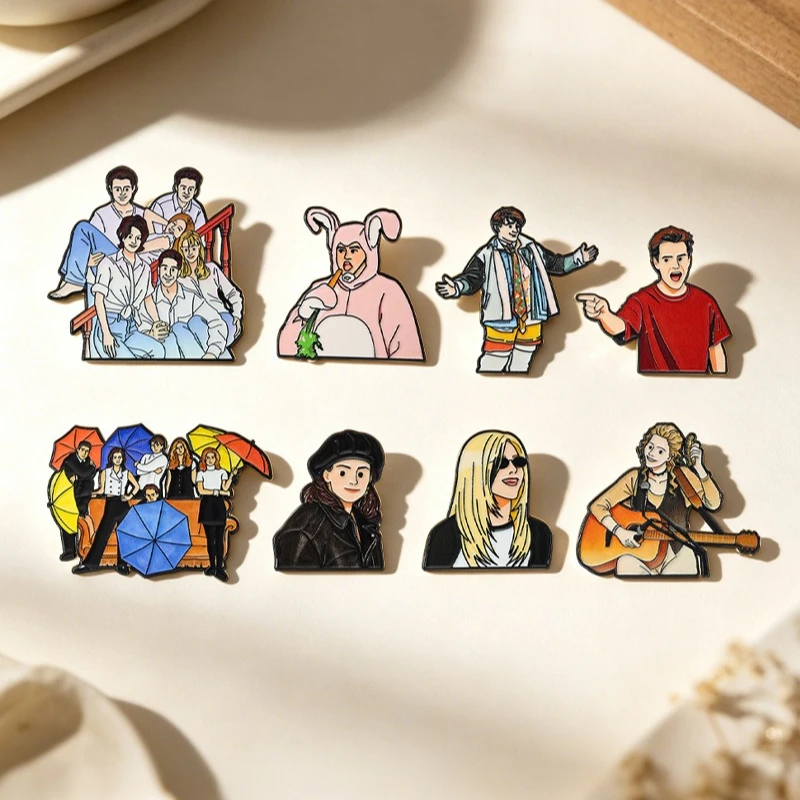 8Pcs Cartoon Anime Friends Characters Brooch Cute Enamel Pin Backpack Clothing Metal Badge Accessories Gifts
8Pcs Cartoon Anime Friends Characters Brooch Cute Enamel Pin Backpack Clothing Metal Badge Accessories Gifts