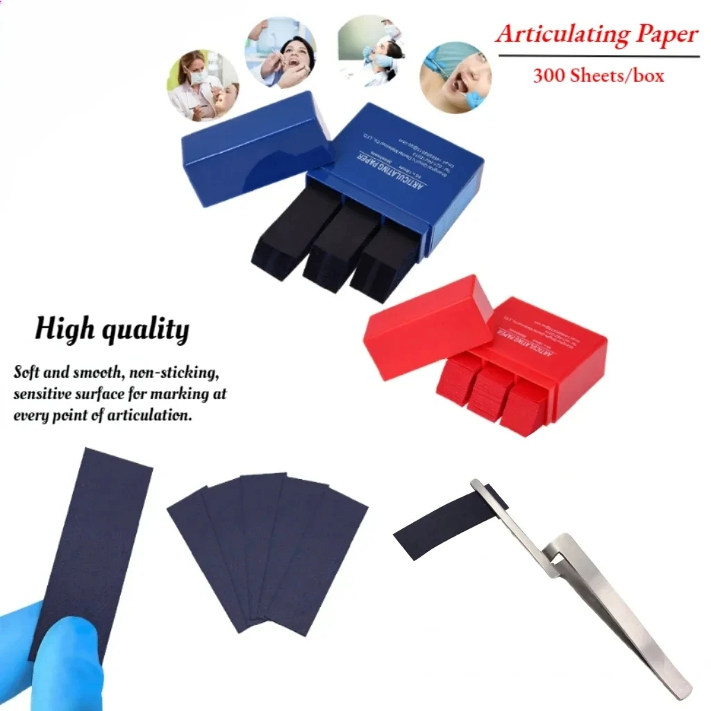 300 Sheets/Box Of Dental Double-sided Blue Bite Paper Dental Laboratory Articulating Paper Strips Teeth Whitening Materials
300 Sheets/Box Of Dental Double-sided Blue Bite Paper Dental Laboratory Articulating Paper Strips Teeth Whitening Materials