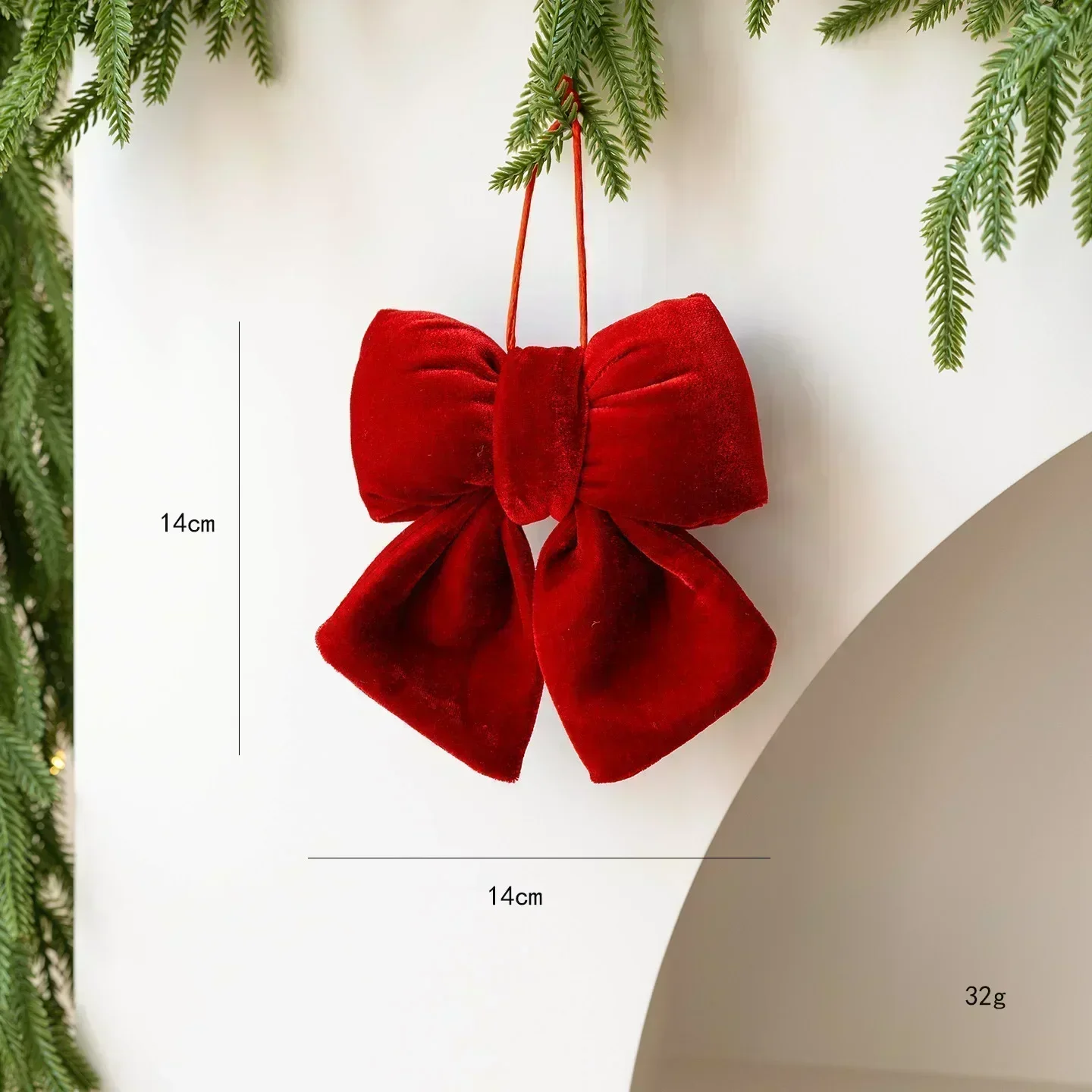 Velvet Christmas Bow Ornament for Tree Decoration and Party Scene Setup Made from Fabric for Seasonal Home Use and Display
Velvet Christmas Bow Ornament for Tree Decoration and Party Scene Setup Made from Fabric for Seasonal Home Use and Display