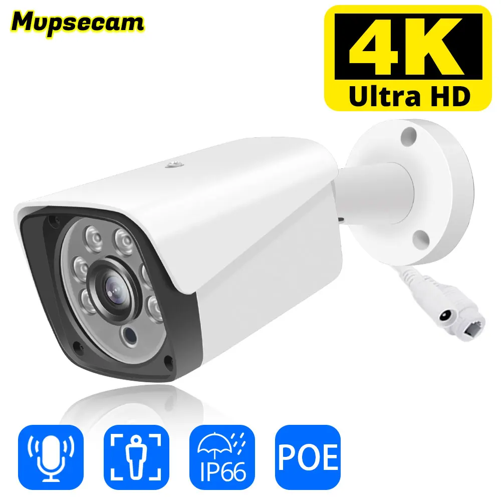 POE 8MP 4K IP Camera Rj45 Outdoor Waterproof H265 Security Surveillance Bullet CCTV Camera Motion Detection Smart Home Wired Cam
POE 8MP 4K IP Camera Rj45 Outdoor Waterproof H265 Security Surveillance Bullet CCTV Camera Motion Detection Smart Home Wired Cam