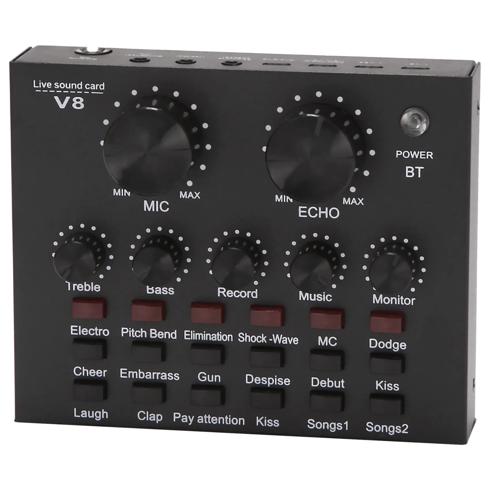 V8 звуковая карта, аудиокомплект, интерфейс, внешний Usb-микрофон в реальном времени, звуковая карта, функция Bluetooth для компьютера, планшетов
V8 звуковая карта, аудиокомплект, интерфейс, внешний Usb-микрофон в реальном времени, звуковая карта, функция Bluetooth для компьютера, планшетов