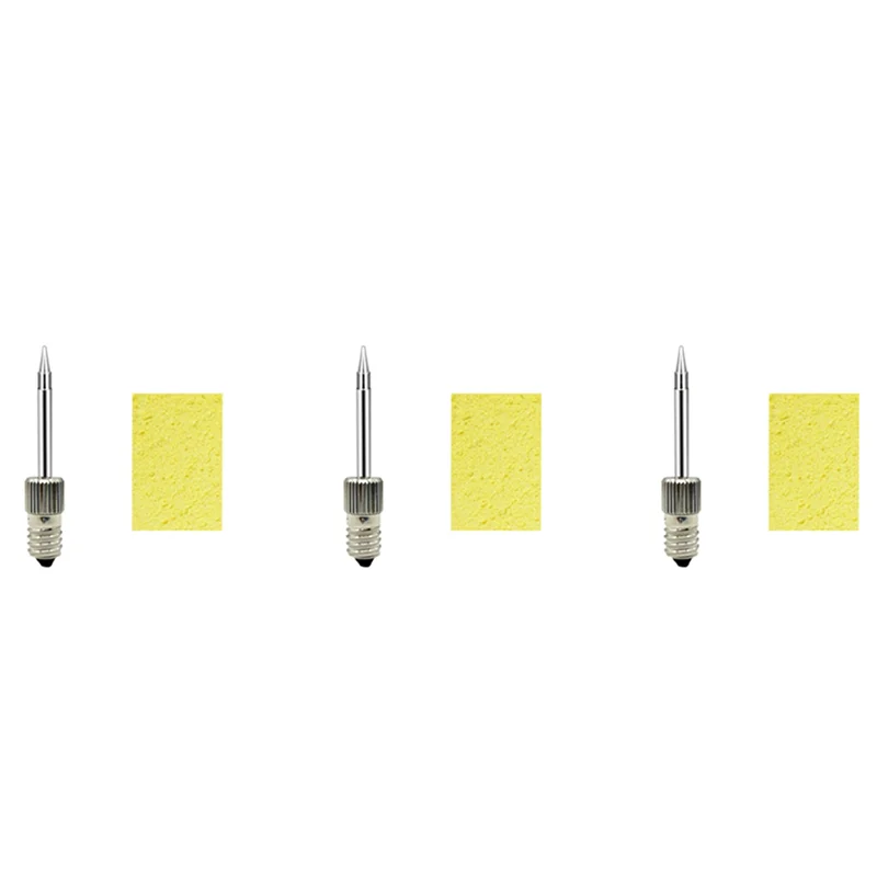 A53Q-3X USB Soldering Iron Head E10 Interface Battery Soldering Iron Soldering Iron Head Threaded(Pointed)
A53Q-3X USB Soldering Iron Head E10 Interface Battery Soldering Iron Soldering Iron Head Threaded(Pointed)
