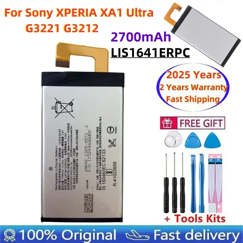 Fast Shipping 2025 Years LIS1641ERPC For Sony XPERIA XA1 Ultra G3221 G3212 2700mAh Mobile Phone Rechargeable Batteries Battery
Fast Shipping 2025 Years LIS1641ERPC For Sony XPERIA XA1 Ultra G3221 G3212 2700mAh Mobile Phone Rechargeable Batteries Battery