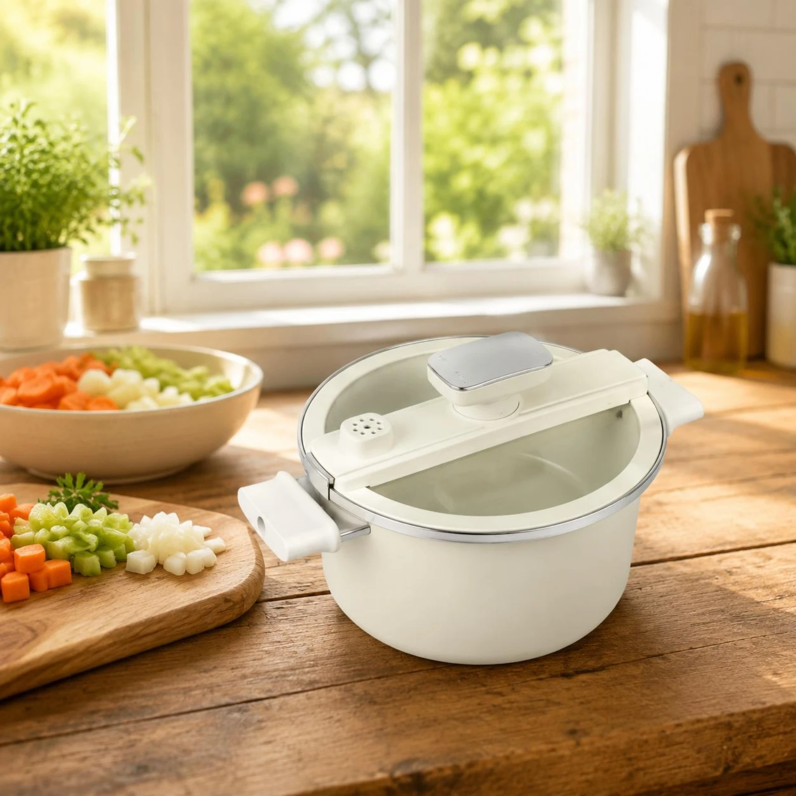 Micro Pressure Cooker Nutrient Retention Enamel Pressure Pot Multi Function Cooking Pot Heat Resistant Cookware for Stewing
Micro Pressure Cooker Nutrient Retention Enamel Pressure Pot Multi Function Cooking Pot Heat Resistant Cookware for Stewing