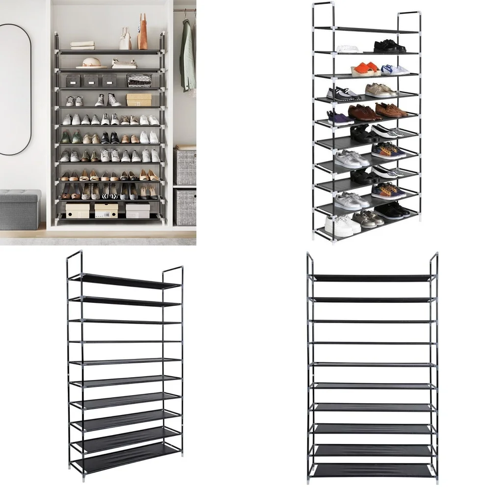 Полка для обуви, органайзер, башня для хранения, 10-уровневая, 50 пар, отдельно стоящая, компактная, вертикальная подставка для обуви для домашнего гардероба, прихожей
Полка для обуви, органайзер, башня для хранения, 10-уровневая, 50 пар, отдельно стоящая, компактная, вертикальная подставка для обуви для домашнего гардероба, прихожей
