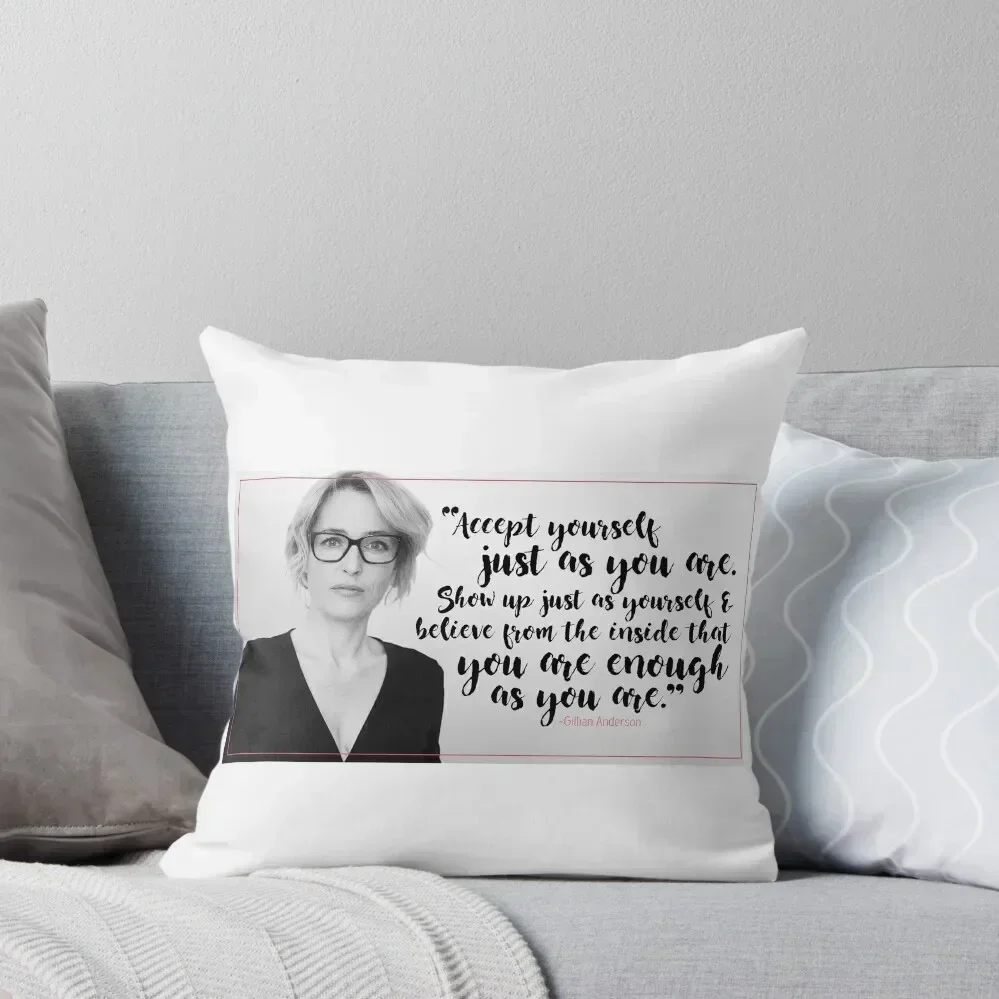 Gillian Anderson Quote - Accept Yourself Throw Pillow Marble Cushion Cover Christmas Covers pillow
Gillian Anderson Quote - Accept Yourself Throw Pillow Marble Cushion Cover Christmas Covers pillow
