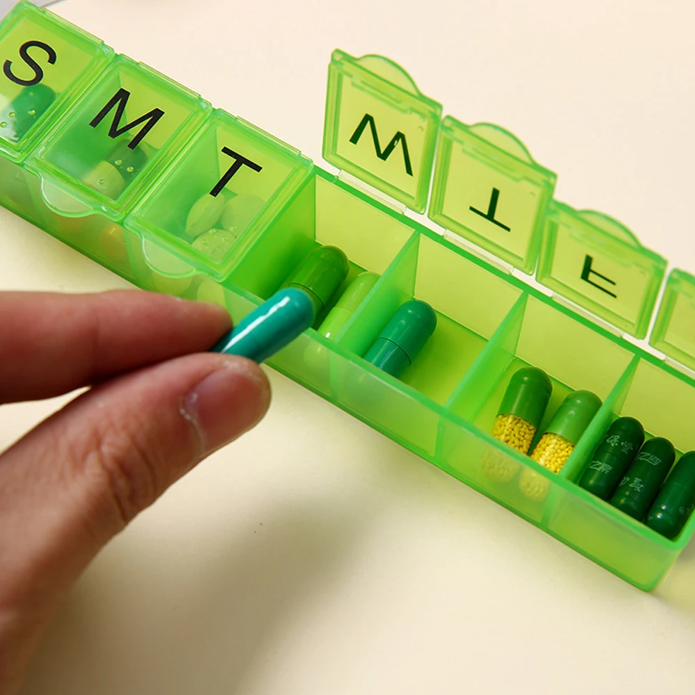 Еженедельный органайзер для таблеток с коробкой для таблеток с легким открытием, портативный футляр для таблеток для витаминов, добавок и лекарств
Еженедельный органайзер для таблеток с коробкой для таблеток с легким открытием, портативный футляр для таблеток для витаминов, добавок и лекарств