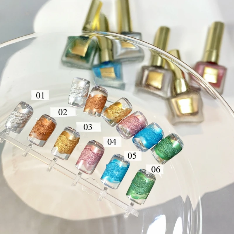 Metal Blooming Nail Gel Polish Marble Watercolor Ink DIY Flower Design Smudge Spreading UV Soak Off Manicure Painting Varnish
Metal Blooming Nail Gel Polish Marble Watercolor Ink DIY Flower Design Smudge Spreading UV Soak Off Manicure Painting Varnish