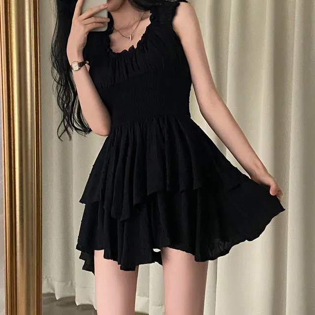 Summer New Style Women's Sleeveless Wrap Waist Dress Cake Skirt Belted Gown Korean Style Casual Wear All Seasons Dress
Summer New Style Women's Sleeveless Wrap Waist Dress Cake Skirt Belted Gown Korean Style Casual Wear All Seasons Dress