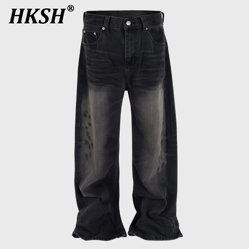 HKSH Spring Summer New Man Tide Chic High Street Hip-hop Vintage Fashion Distressed Washed Casual Pleated Straight Jeans HK4994
HKSH Spring Summer New Man Tide Chic High Street Hip-hop Vintage Fashion Distressed Washed Casual Pleated Straight Jeans HK4994