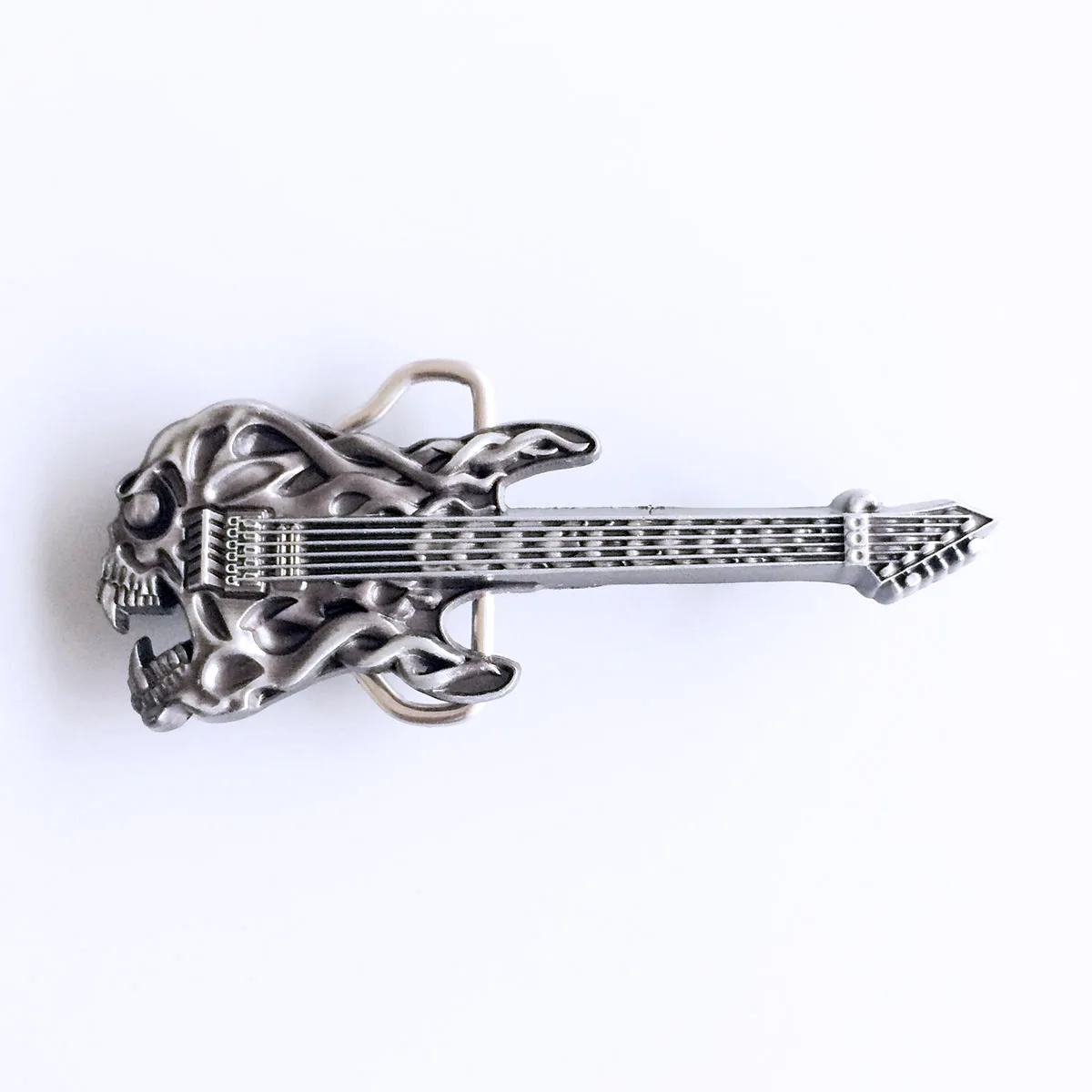 Antique Silver Tattoo Skull Guitar Music Belt Buckle BUCKLE-MU024AS and BK RD SL
Antique Silver Tattoo Skull Guitar Music Belt Buckle BUCKLE-MU024AS and BK RD SL