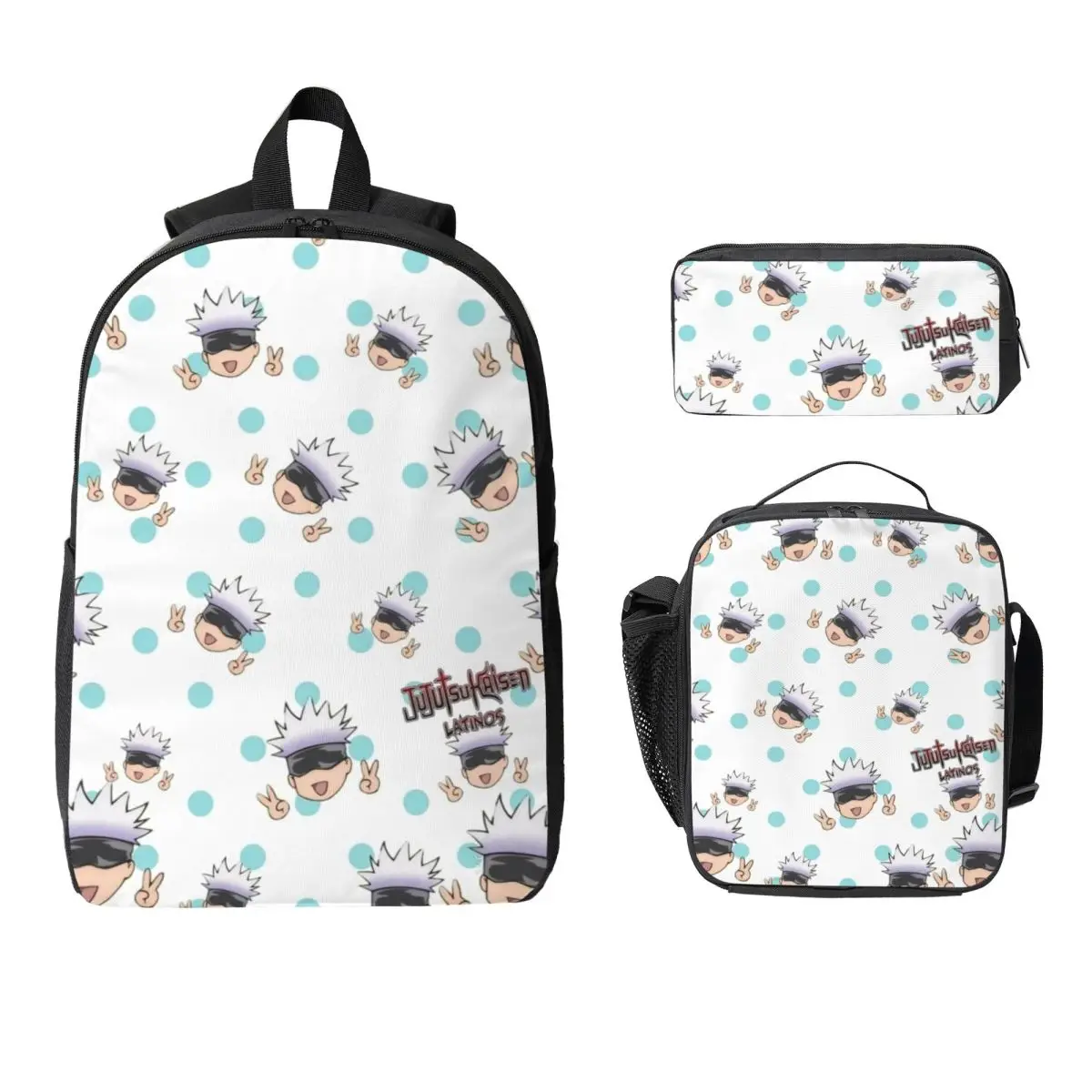 3Pcs Jujutsus Kaisens Backpack Set for Girls Boys Pencil Boxes Bookbag Sets with Lunch Box For Primary School Students Daypack
3Pcs Jujutsus Kaisens Backpack Set for Girls Boys Pencil Boxes Bookbag Sets with Lunch Box For Primary School Students Daypack