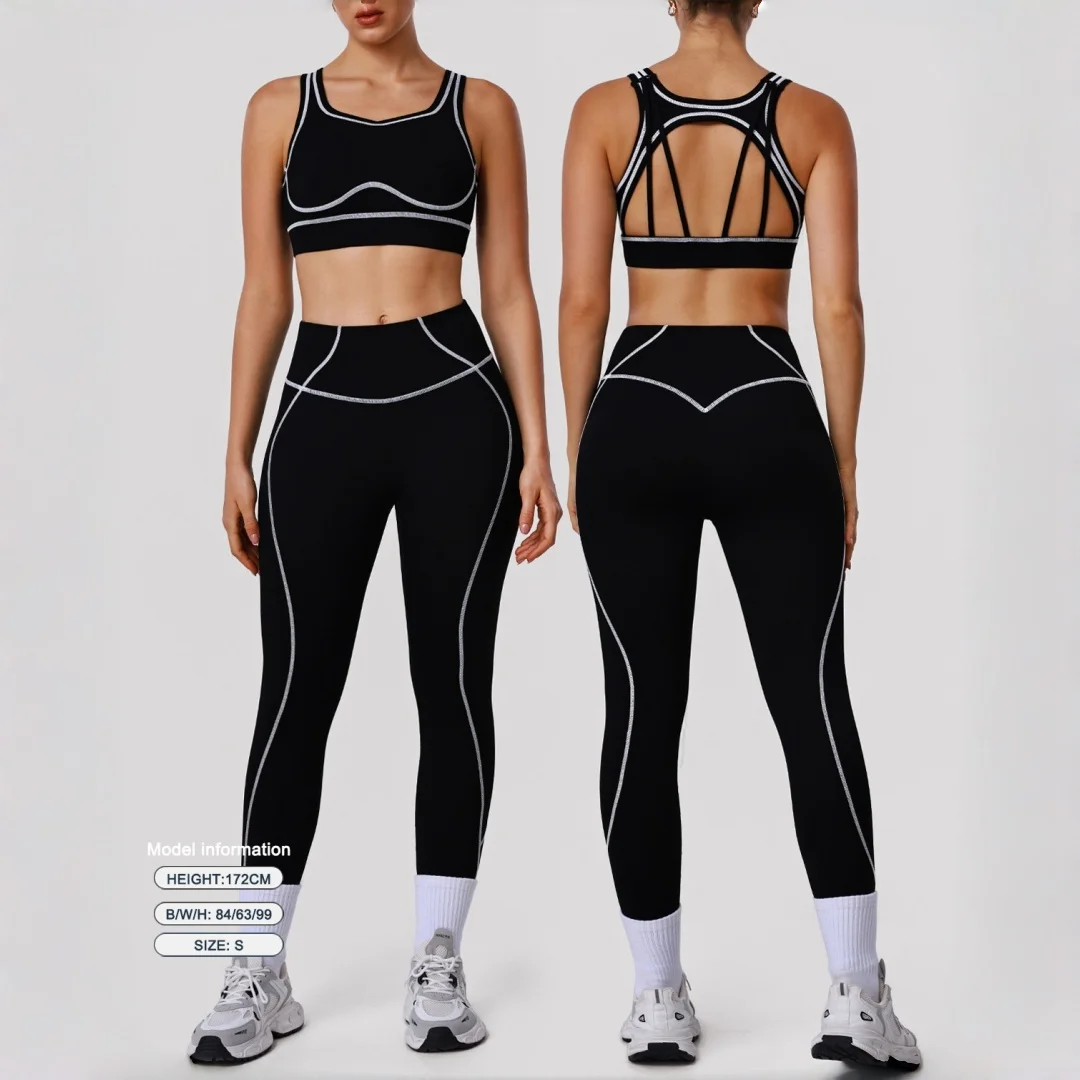New Women's Shockproof Bra Fitness Yoga Set Naked High Waist Hip Lift Sports Yoga Suit Training Leggings Running Gym Yoga Set
New Women's Shockproof Bra Fitness Yoga Set Naked High Waist Hip Lift Sports Yoga Suit Training Leggings Running Gym Yoga Set