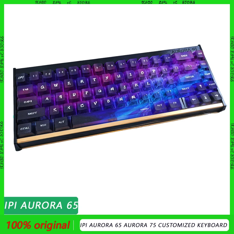 IPI AURORA 65 AURORA 75, индивидуальный магнитный переключатель из алюминиевого сплава, игровая клавиатура, горячая замена, RGB-подсветка, 8K RT0,01 мм, 0,125 мс, подарок для ПК
IPI AURORA 65 AURORA 75, индивидуальный магнитный переключатель из алюминиевого сплава, игровая клавиатура, горячая замена, RGB-подсветка, 8K RT0,01 мм, 0,125 мс, подарок для ПК