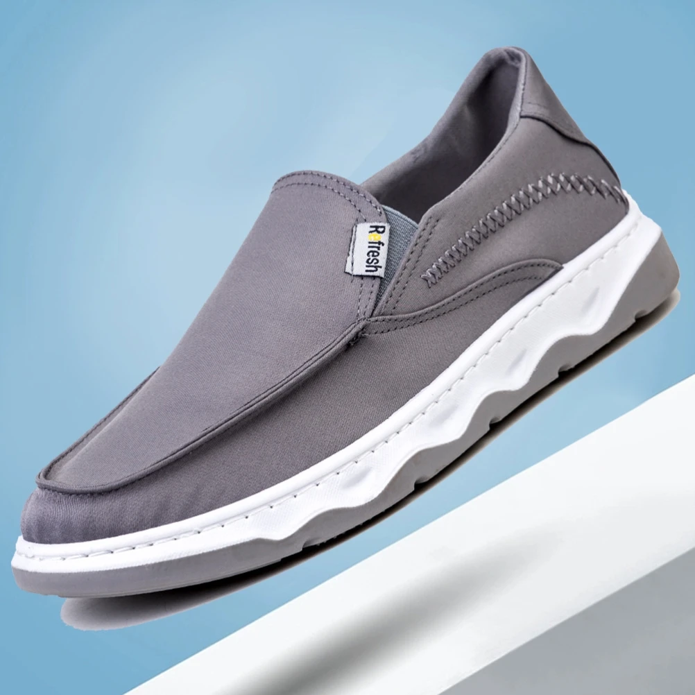 Beijing Men's Canvas Shoes Soft Bottom Slip-On Driver Work Shoes Breathable Casual Footwear Flat Heel round Toe TPR Outsole
Beijing Men's Canvas Shoes Soft Bottom Slip-On Driver Work Shoes Breathable Casual Footwear Flat Heel round Toe TPR Outsole