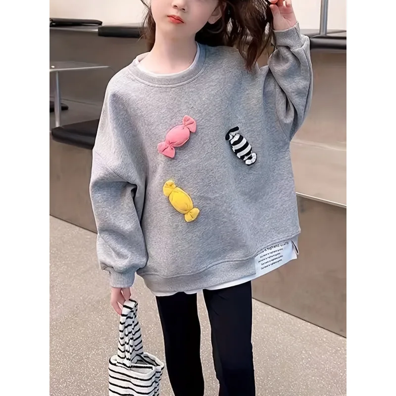 Loose Girls Sweatshirt Comfortable Casual Female Children's Hoodie Soft Material Winter Collection Fashionable Streetwear
Loose Girls Sweatshirt Comfortable Casual Female Children's Hoodie Soft Material Winter Collection Fashionable Streetwear