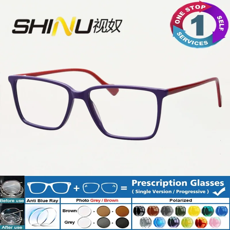SHINU Progressive Multifocal Reading Glasses Man Myopia Lenses Prescription Glasses Shortsighted Photochromic Sunglasses Y2K
SHINU Progressive Multifocal Reading Glasses Man Myopia Lenses Prescription Glasses Shortsighted Photochromic Sunglasses Y2K
