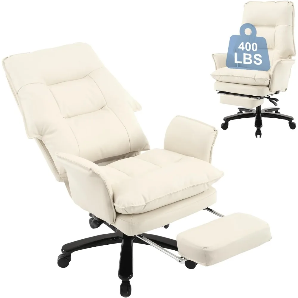 Большое и высокое офисное кресло 400 фунтов, кресло для руководителя с откидной спинкой и подставкой для ног, кожаное офисное кресло с высокой спинкой и вверх
Большое и высокое офисное кресло 400 фунтов, кресло для руководителя с откидной спинкой и подставкой для ног, кожаное офисное кресло с высокой спинкой и вверх