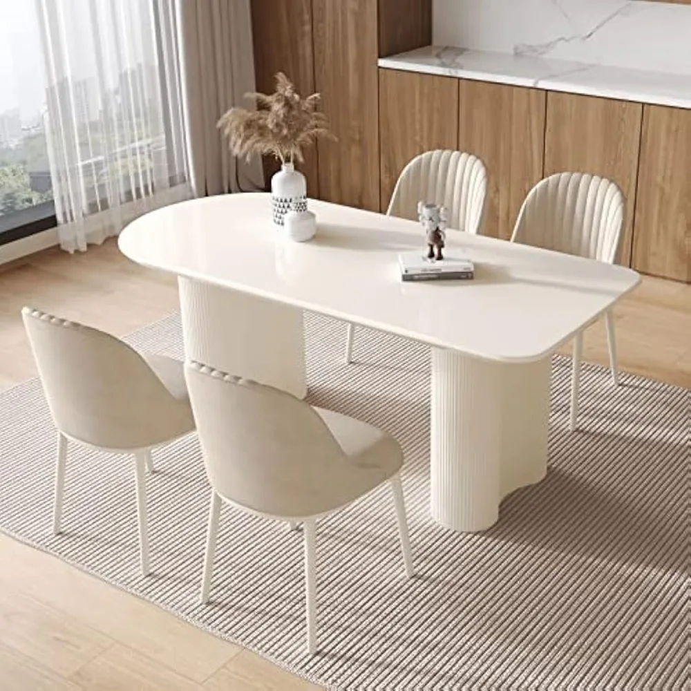 Modern Dining Chairs Set of 4, Upholstered Accent Side Leisure Chairs with Mid Back and Stable Legs for Living Room,Dining Room
Modern Dining Chairs Set of 4, Upholstered Accent Side Leisure Chairs with Mid Back and Stable Legs for Living Room,Dining Room