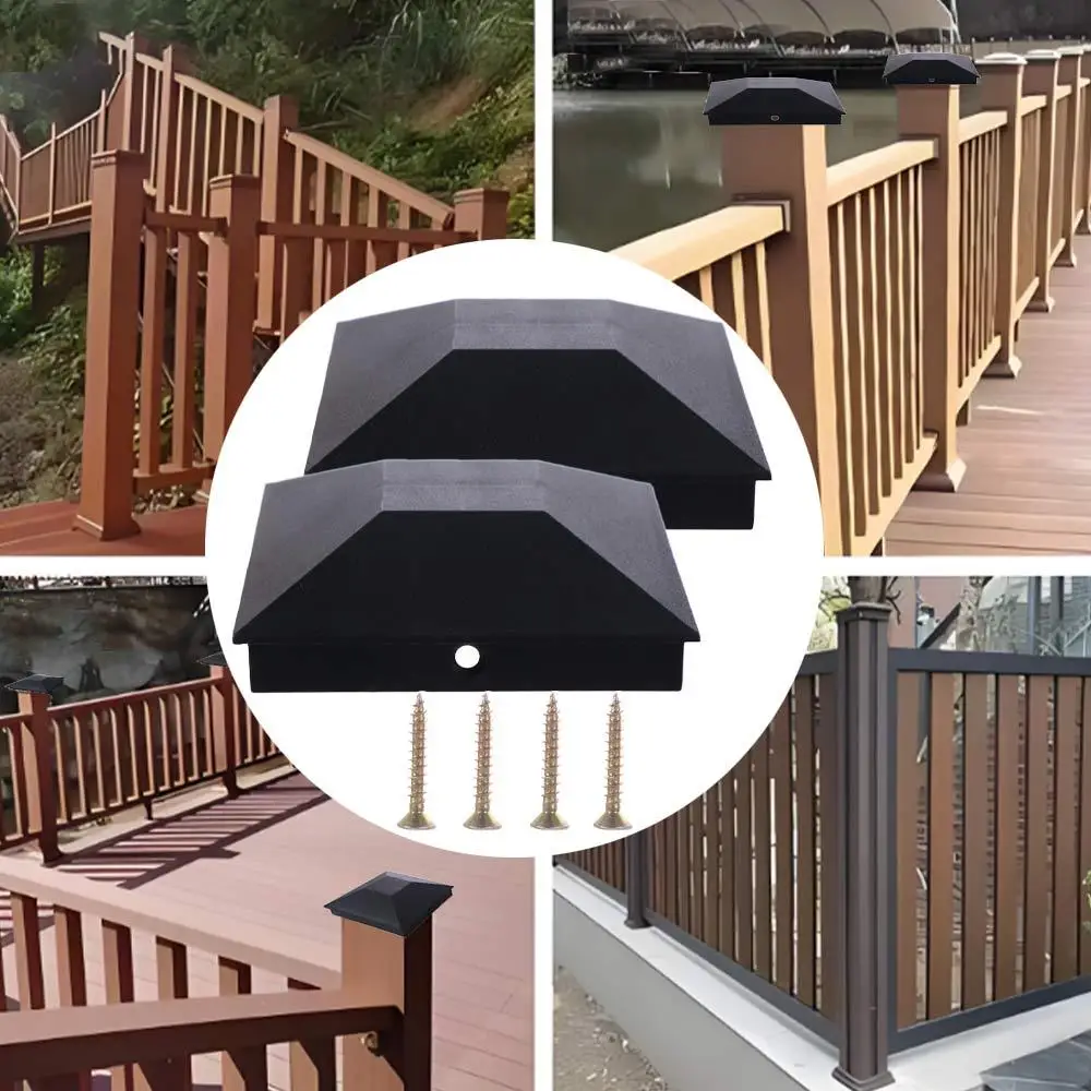 6Pcs Waterproof Pyramid Post Caps Replacement with Screws Fence Post Cover Weather Resistant Sun Protection Fence Column Toppers
6Pcs Waterproof Pyramid Post Caps Replacement with Screws Fence Post Cover Weather Resistant Sun Protection Fence Column Toppers