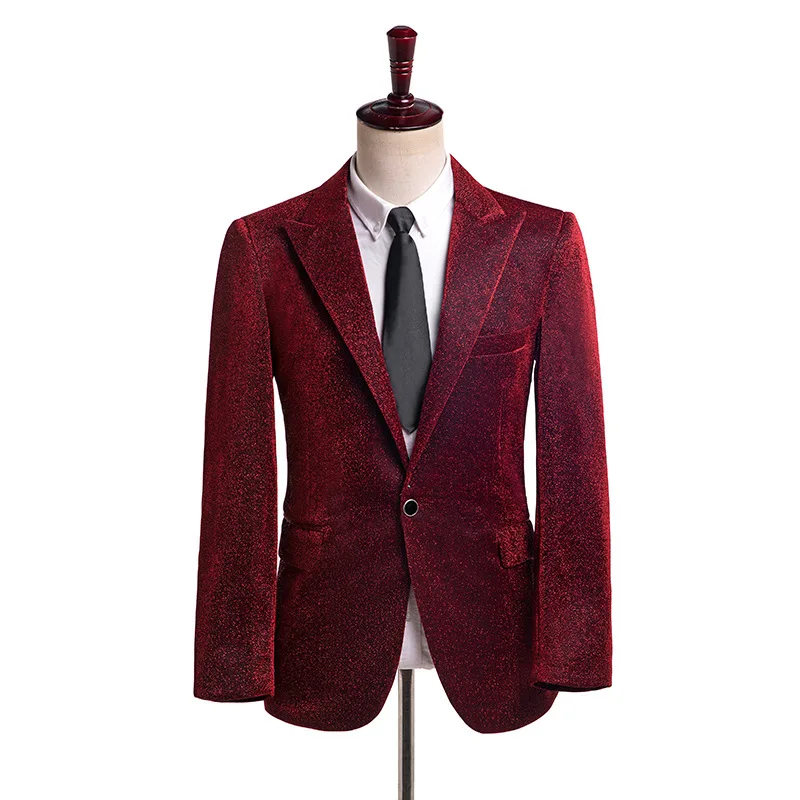 2024 Men's Composite Sequined Handsome Suit Singer Stage Dress Photo Studio Photography Suit Two Pieces
2024 Men's Composite Sequined Handsome Suit Singer Stage Dress Photo Studio Photography Suit Two Pieces