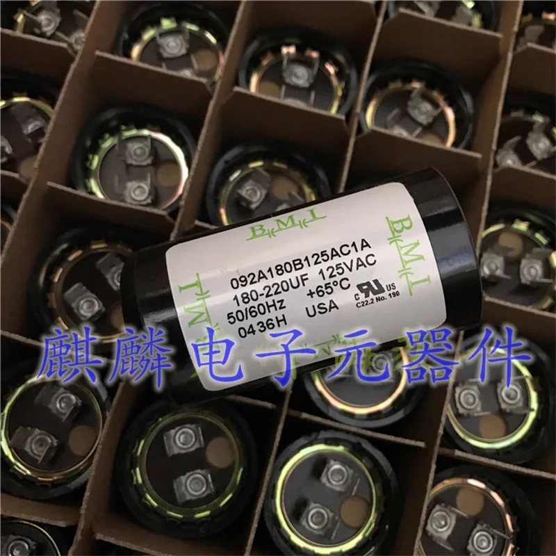 BMI 180-220UF 125VAC 092A180B125AC1A compressor starting capacitor in the United States
BMI 180-220UF 125VAC 092A180B125AC1A compressor starting capacitor in the United States