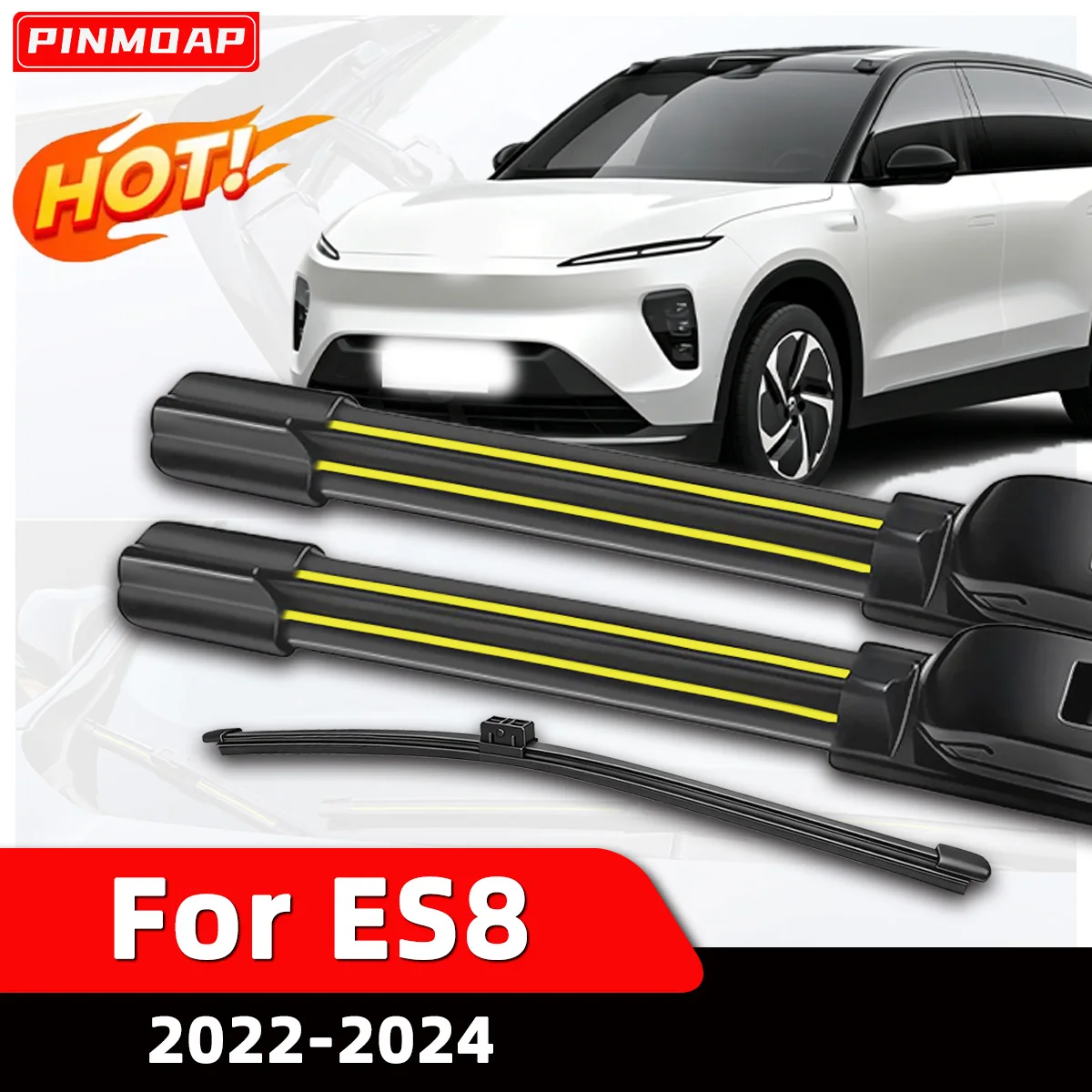 PINMOAP Car Wiper Is Suitable For NIO ES8 2022-2024 Environmentally Friendly Rubber Strip Accessories Front And Rear Wiper Kit
PINMOAP Car Wiper Is Suitable For NIO ES8 2022-2024 Environmentally Friendly Rubber Strip Accessories Front And Rear Wiper Kit