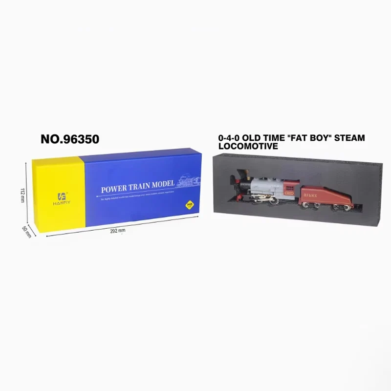 HO Scale HF 1:87 96350 0-4-0 OLD TIME "FAT BOY" STEAM LOCOMOTIVE Train Model With Power Gifts Toys
HO Scale HF 1:87 96350 0-4-0 OLD TIME "FAT BOY" STEAM LOCOMOTIVE Train Model With Power Gifts Toys