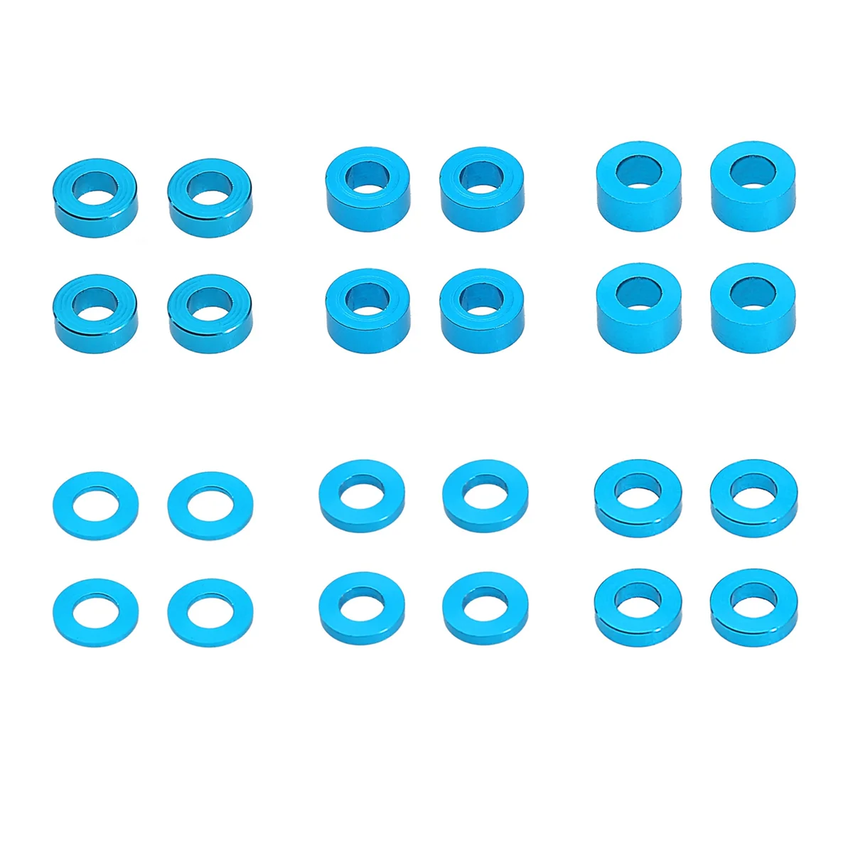 24Pcs M3 Screw Spacer Set 3mm Screws Flat Gasket Washer Spacer for TAMIYA 53539 TT02 TT01 XV01 XV02 RC Car
24Pcs M3 Screw Spacer Set 3mm Screws Flat Gasket Washer Spacer for TAMIYA 53539 TT02 TT01 XV01 XV02 RC Car