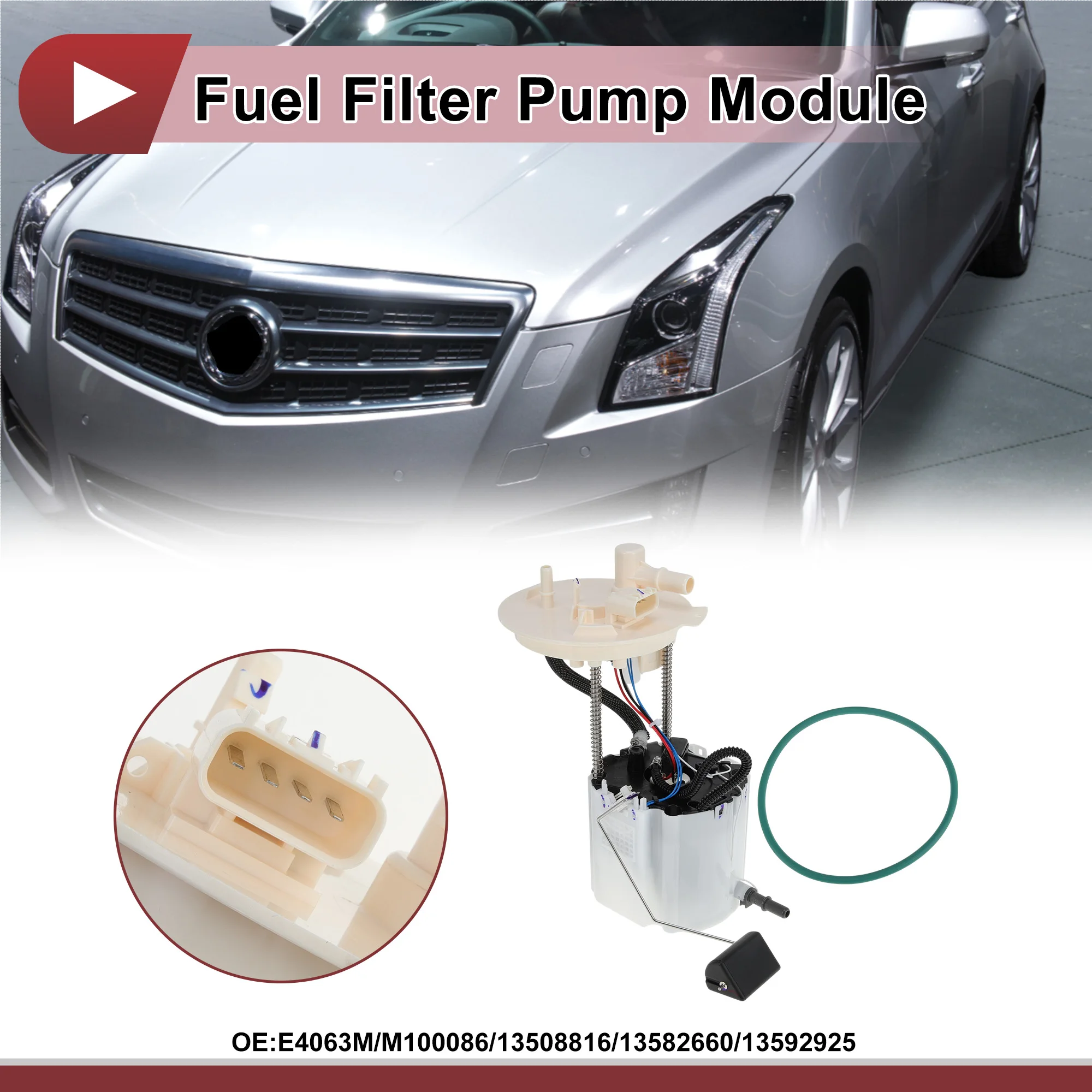 X Autohaux Electric Fuel Pump Assembly for Cadillac ATS CTS for Chevy Camaro 2013-2018 2.5L 3.6L No.E4063M/13508816/M100086
X Autohaux Electric Fuel Pump Assembly for Cadillac ATS CTS for Chevy Camaro 2013-2018 2.5L 3.6L No.E4063M/13508816/M100086