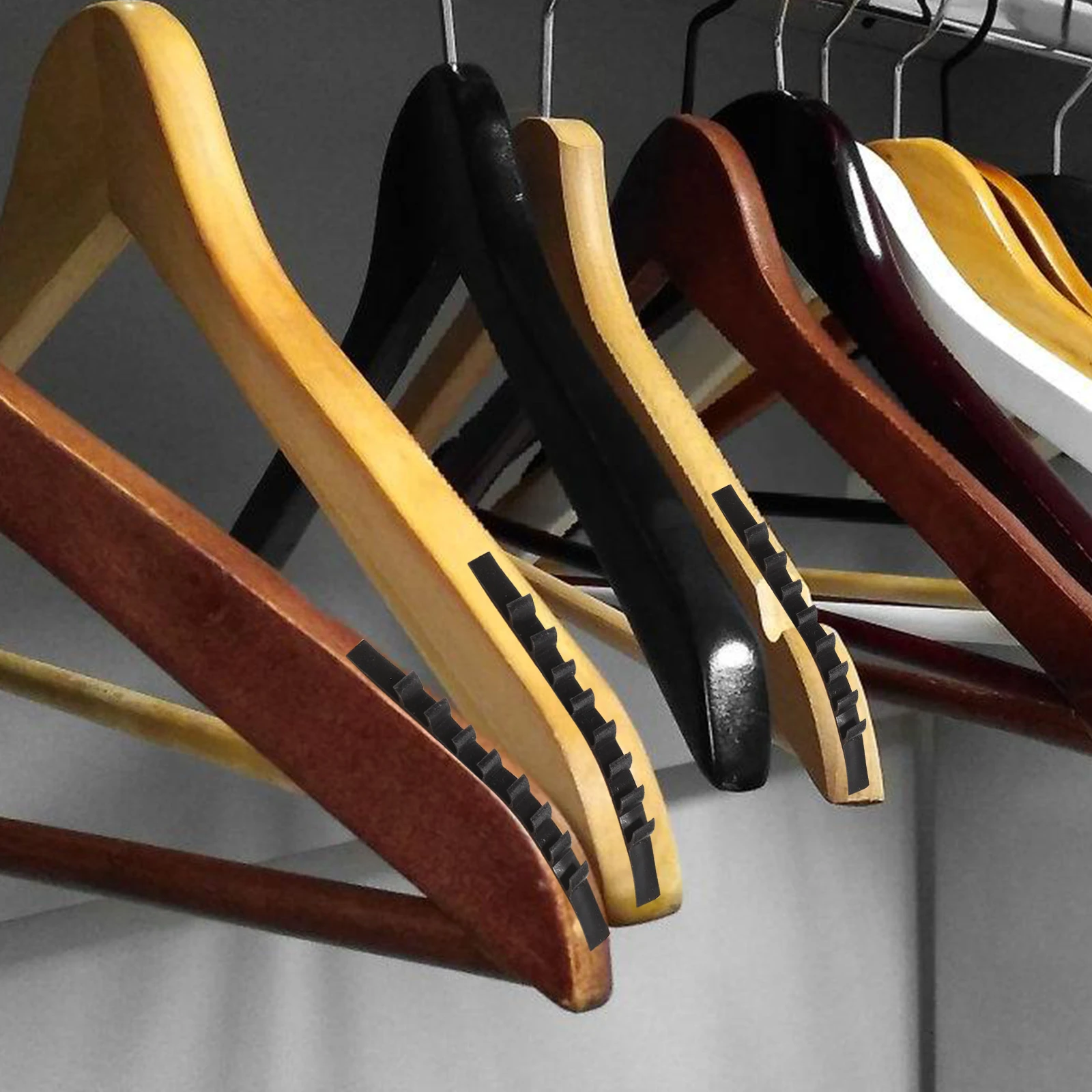 100pcs Anti-slip Wooden Hanger Grips Silicone Clothes Rack Strips Non-skid Closet Wardrobe Garment Accessories
100pcs Anti-slip Wooden Hanger Grips Silicone Clothes Rack Strips Non-skid Closet Wardrobe Garment Accessories